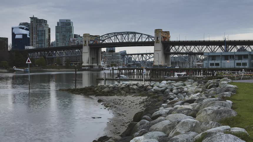 A city skyline