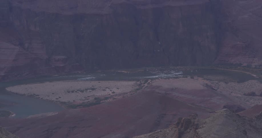 Aerial view of a lake