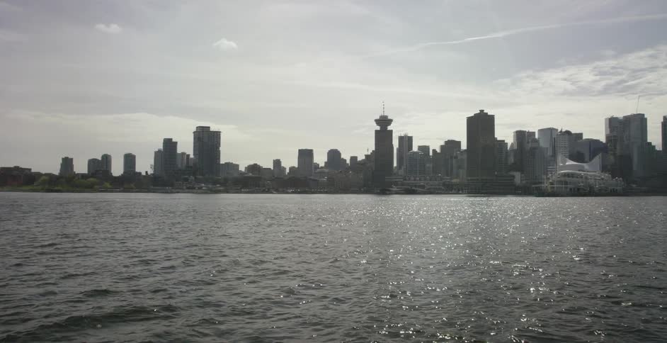 A city skyline