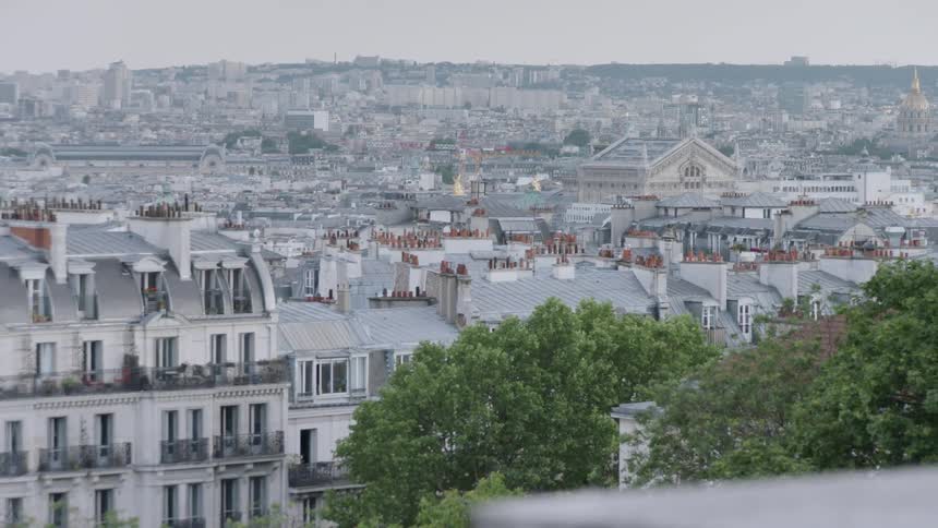 Buildings sprawl out across an urban landscape