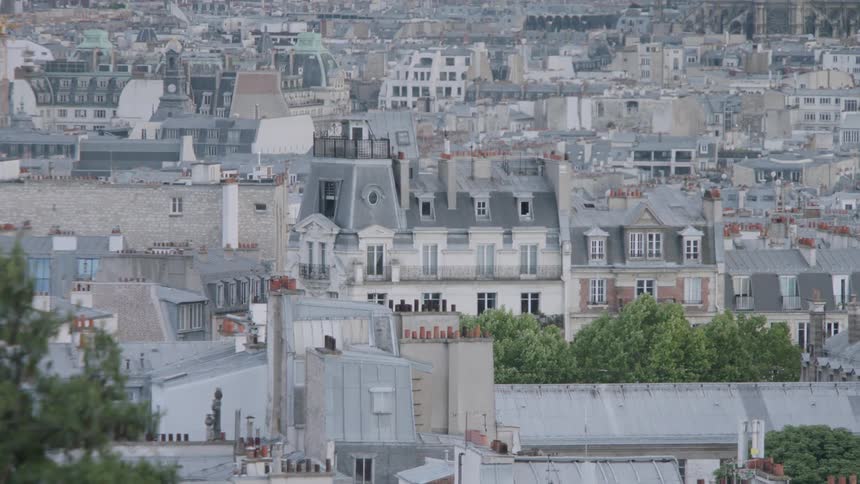 Buildings stand in a city