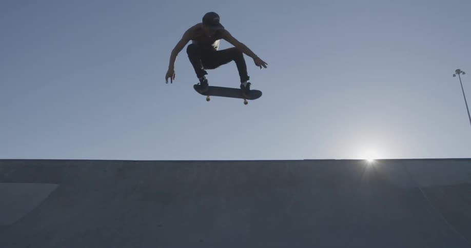 A person skateboarding outdoors