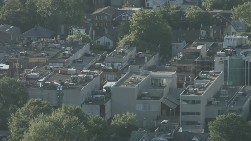 Aerial view of a city