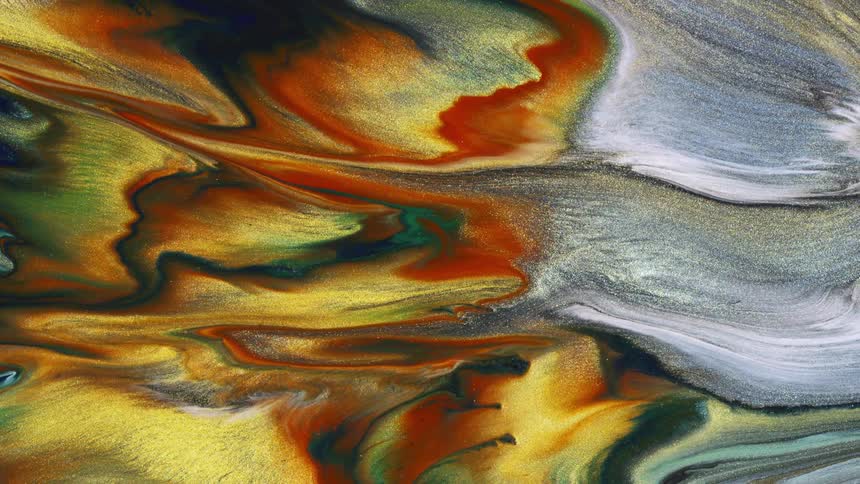 Different colors flow like huge streams