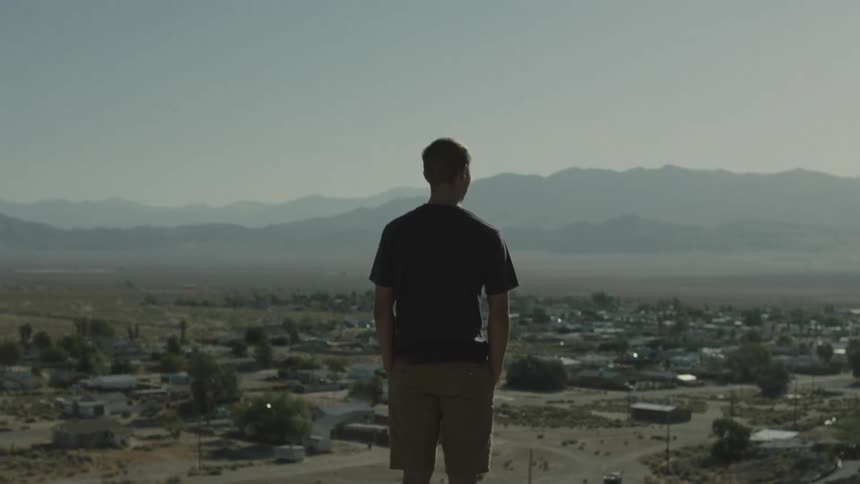 A person staring off at the horizon