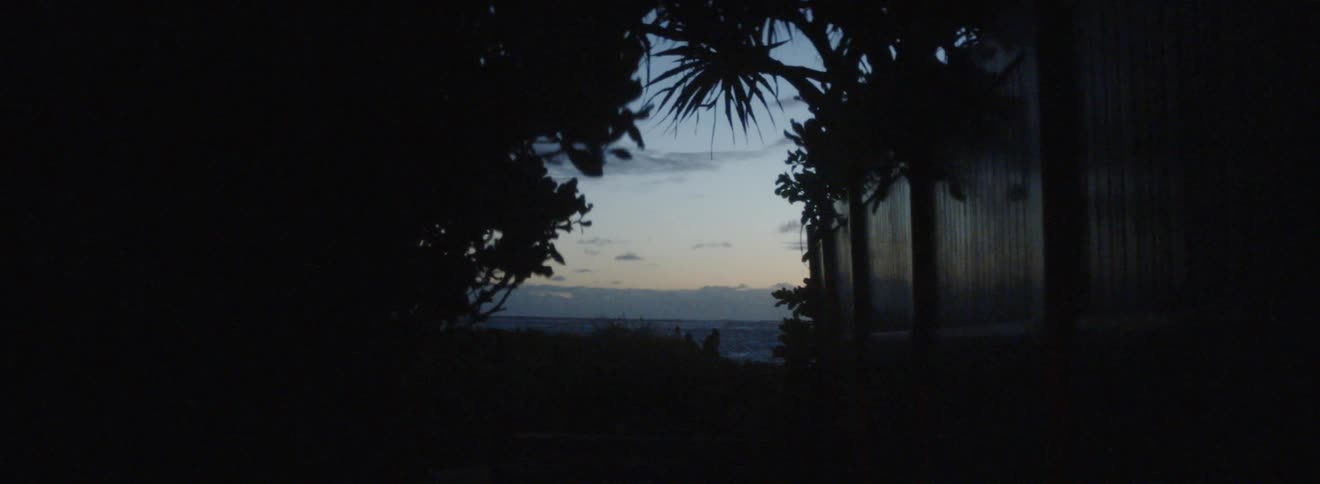 The sun is rising out over the ocean as viewed from the beach