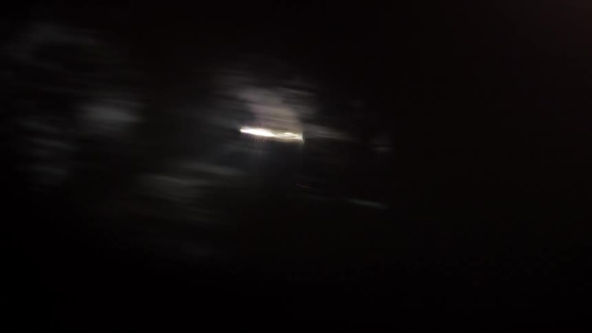 Light shining in a very dark area