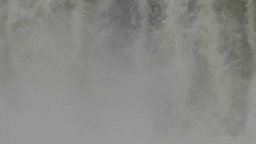 The bottom of a waterfall