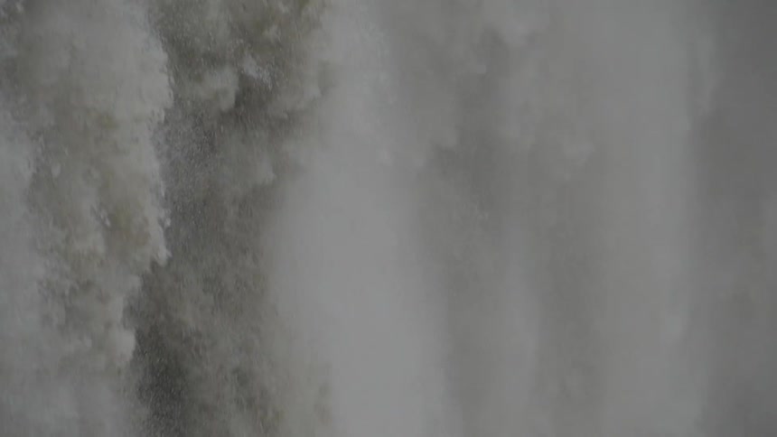Water crashing down