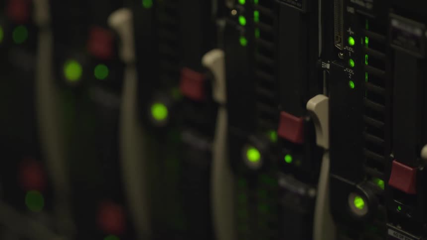 Lights on a switchboard