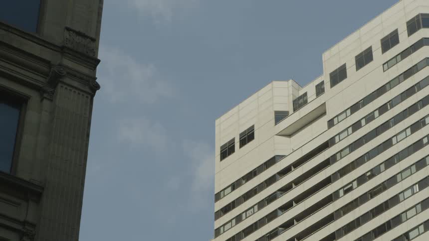 Tall buildings in a city