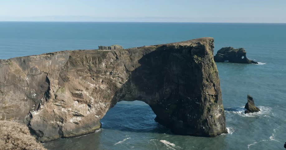 Natural rock bridge on the coast