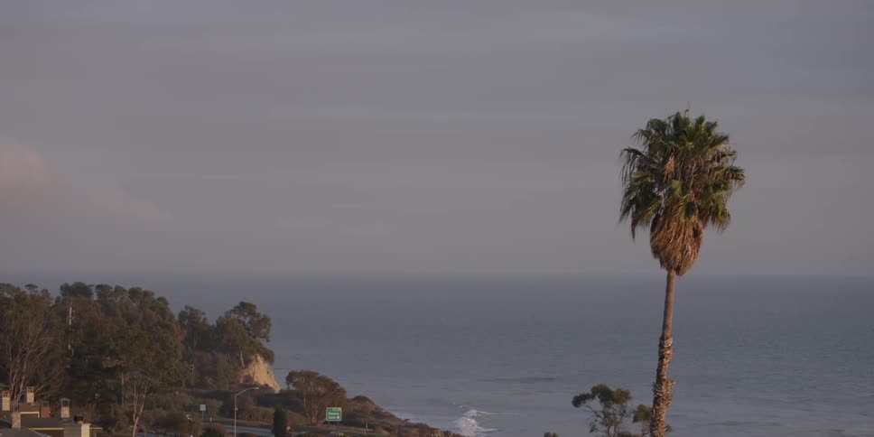 A road along the coast line