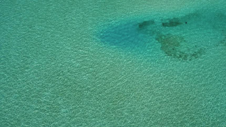 Water ripples on an ocean
