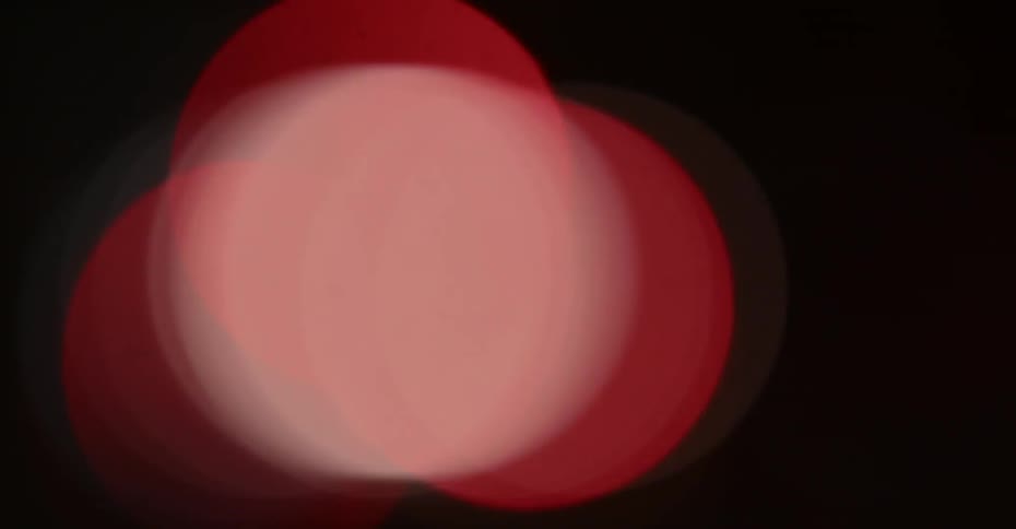 Red lights shine in the dark