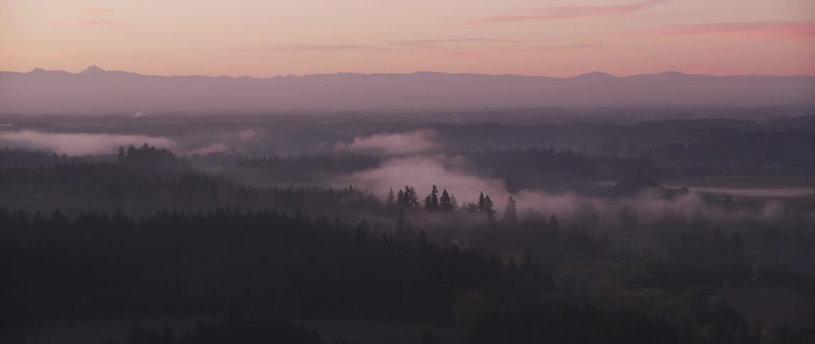 Haze and fog lifts into the air