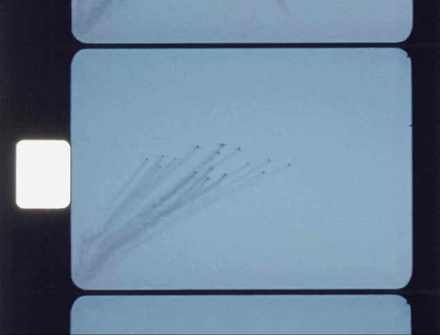 Airplanes fly in the sky