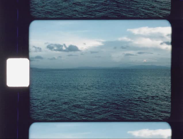 The water is rough in this footage of the water