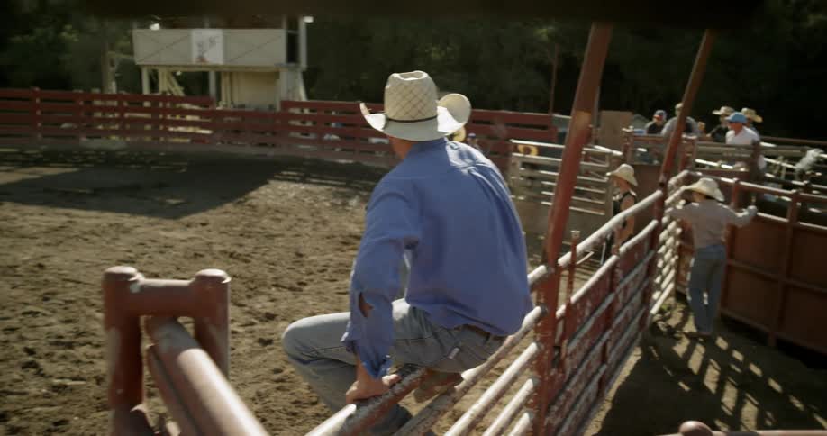 The chute gate is opened and a bull bucks its rider off