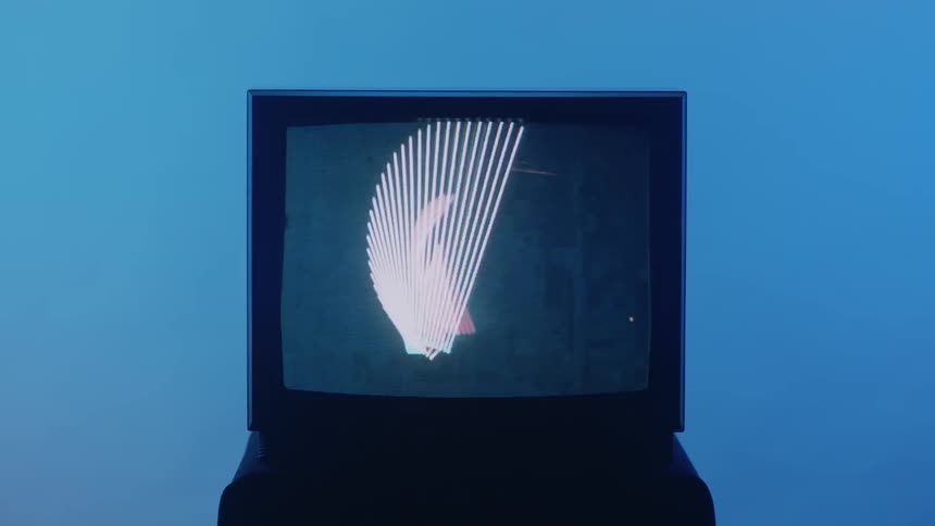 Graphics display on a laptop monitor