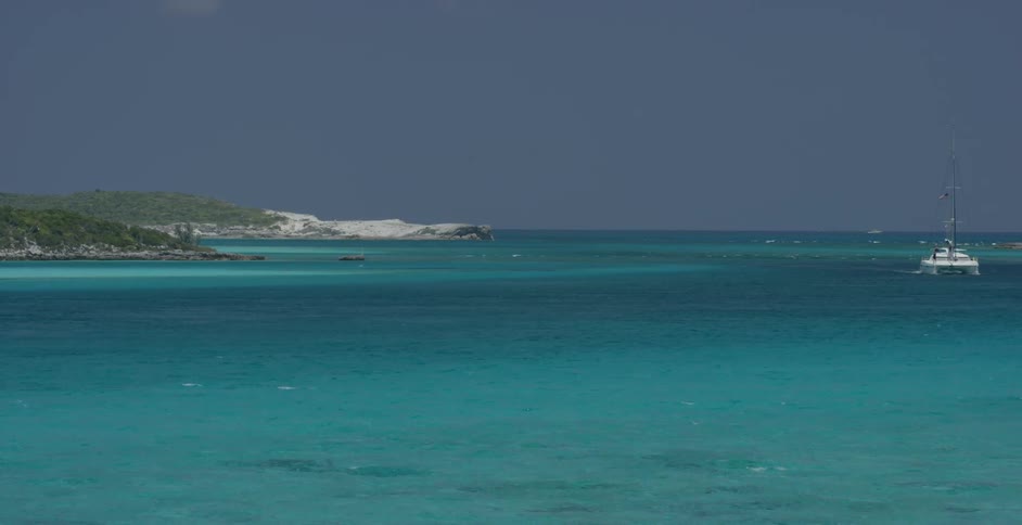 Large body of water on a cloudy day