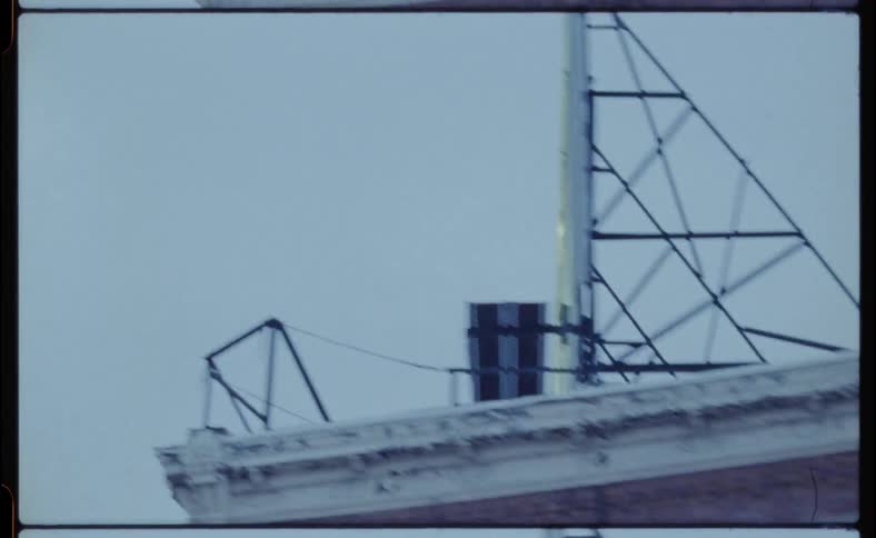 Old billboard standing but in bad shape