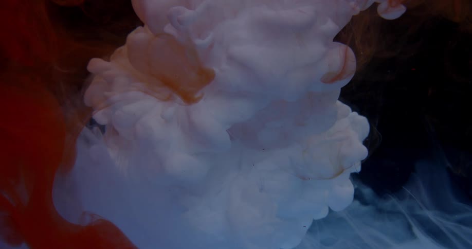 Dye swirls and flows in water