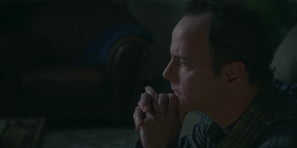 A man is in deep thought