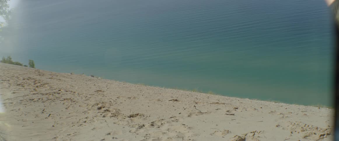 Water ripples on a lake