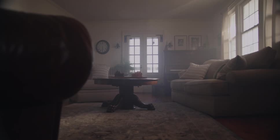 A smokey living room