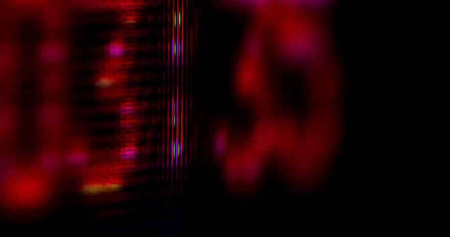 The monitor is counting down in red numbers
