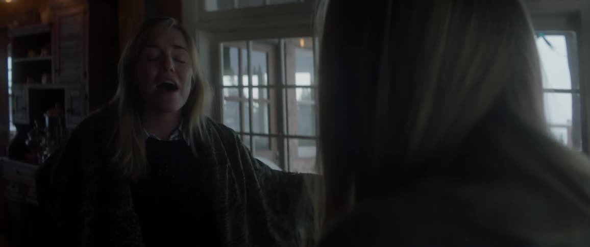 Two women argue with each other