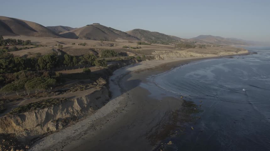 A beach is shown