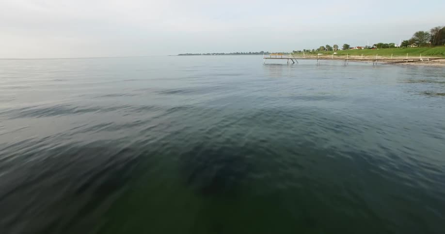 Large body of water flows quickly