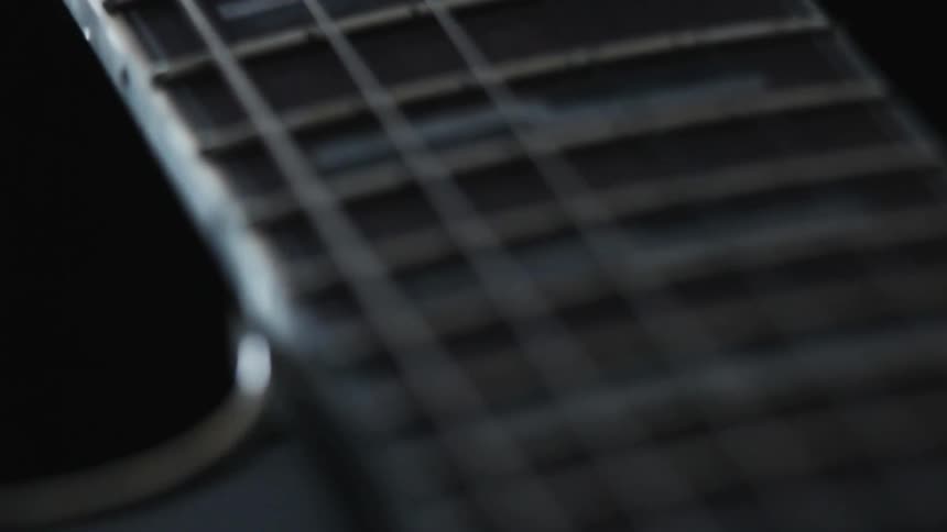 A guitar is shown