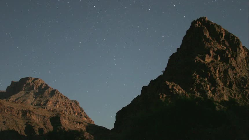 Timelapse of the night sky