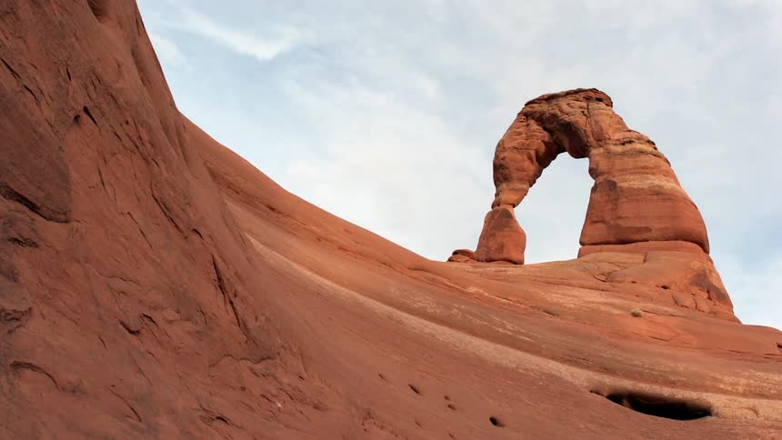 A rocky archway