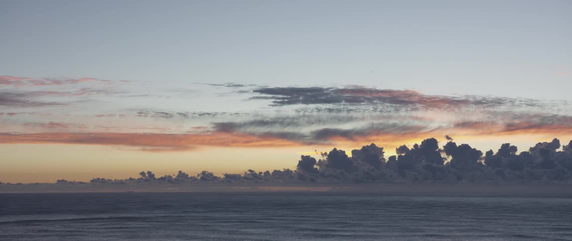 Sunset on the horizon