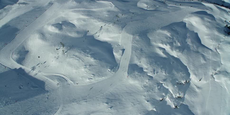 the Hintertux ski resort in Austria on a sunny day