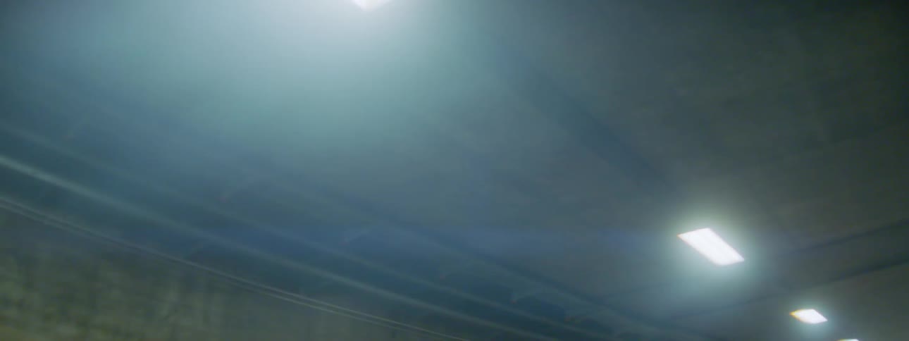 Fluorescent overhead lights