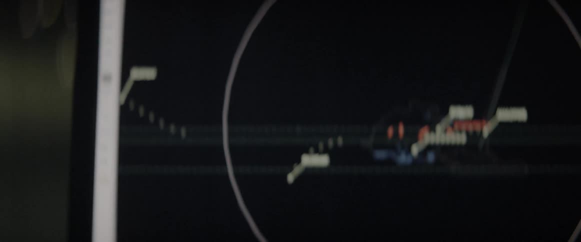 Looking at the radar of planes at the airport