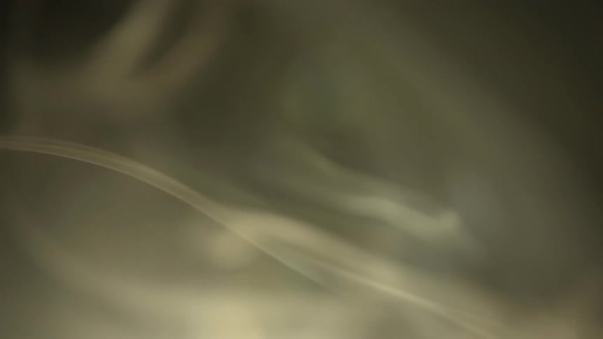 Smoke swirls in the air