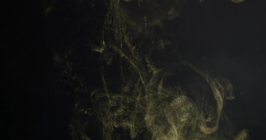 Smoke billows and pours down