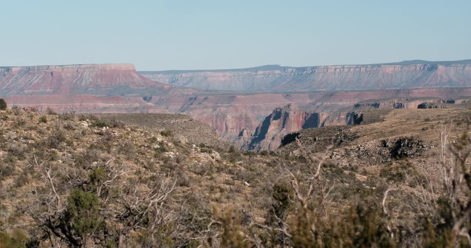Grand canyon on sunny day