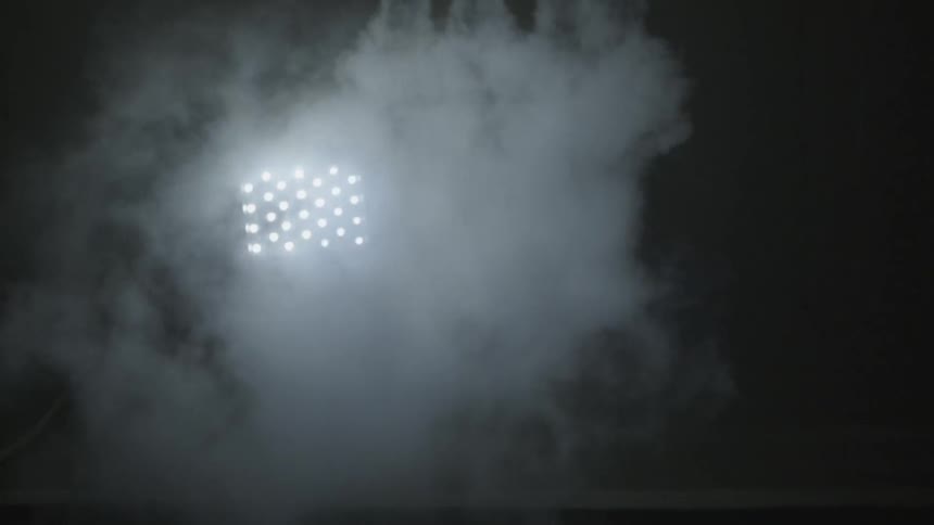 Fog is rolling through a vent