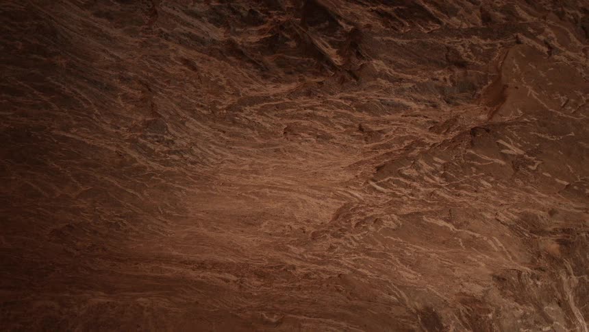 underground cave wall lit up