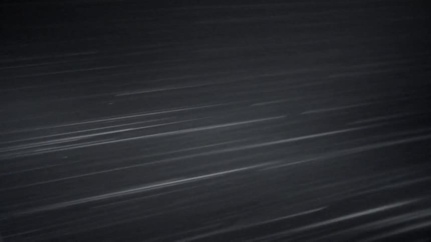 Lights stream by at a quick speed