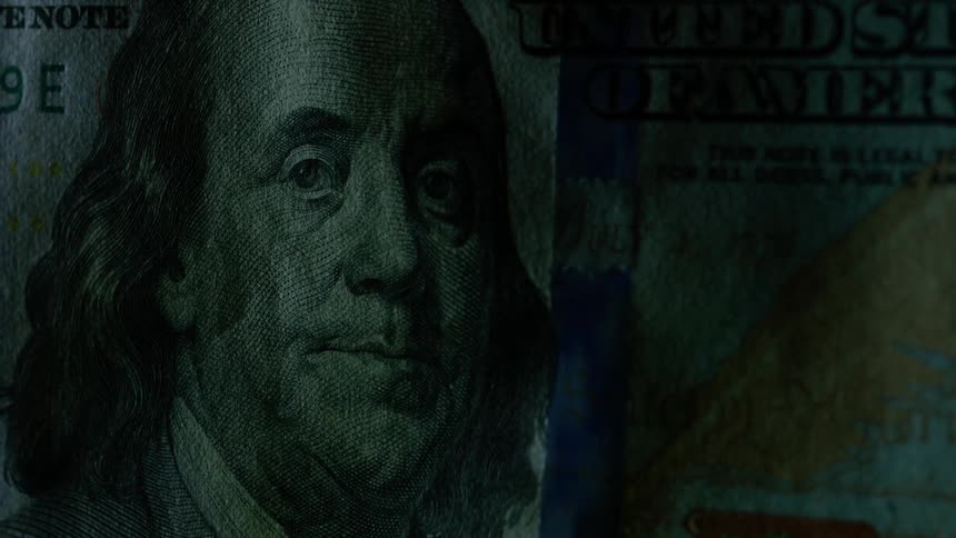 President on a dollar bill