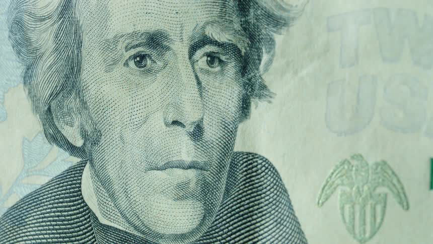 President on a dollar bill