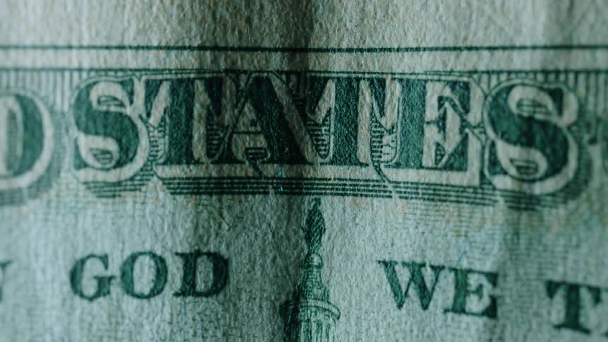 Printing on a dollar bill